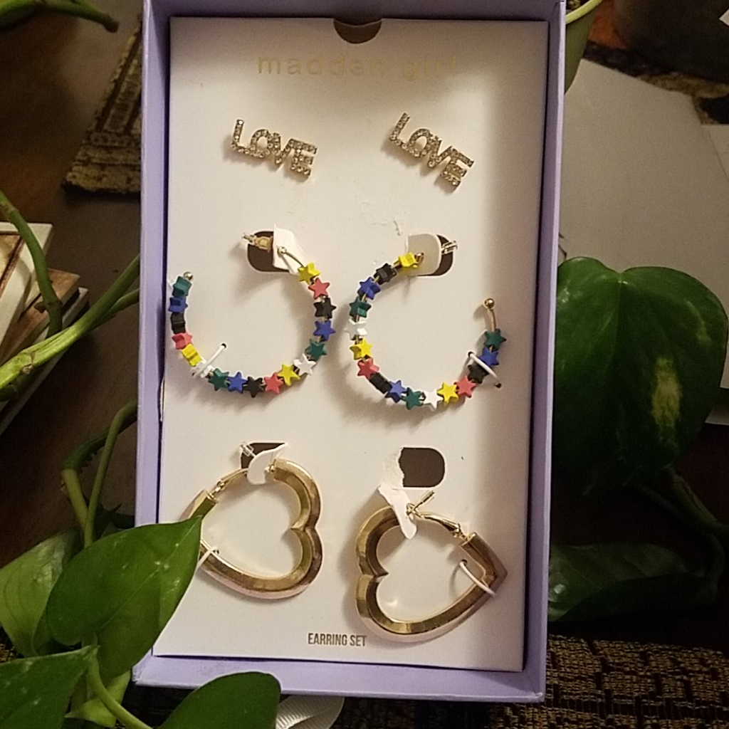 Madden Girl 3 Pair Earring Gift Set